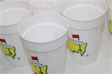 Sixteen (16) Classic Masters Tournament Logo Undated Plastic Drink Cups