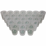 Twenty-Five (25) Masters Tournament Logo Clear Plastic Drink Cups - 1992 & 1994