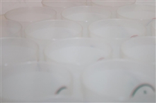 Twenty-Five (25) Masters Tournament Logo Clear Plastic Drink Cups - 1992 & 1994