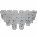 Seventeen (17) Masters Tournament Logo Clear Plastic Drink Cups - 2015, 2016, 2017 & 2018