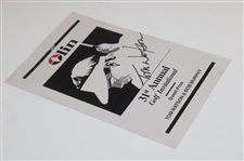 Tom Watson Signed 2007 Olin Golf Invitational Pamphlet - Guest Pro JSA ALOA