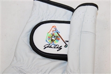 John Daly's Signed Personal 'The Lion' Logo Left-Handed White Golf Glove JSA ALOA