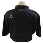 John Daly Signed Personal Straight Down Black Performance 3XL Shirt w/Sponsors JSA ALOA