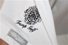 John Daly Signed Personal Straight Down White Performance 3XL Shirt w/Sponsors JSA ALOA