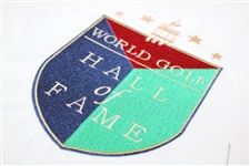 Love III, Woosnam, Mallon & Ochoa Signed World Golf Hall of Fame Flag JSA ALOA