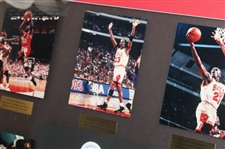 Michael Jordan Signed Ltd Ed Letter Deluxe Framed Display #BAC43332