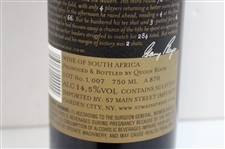 Gary Player Signed 'Muirfield 1959' Ltd Ed Major Champ Series 2003 Wine Bottle JSA ALOA