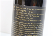 Gary Player Signed 'Augusta 1961' Ltd Ed Major Champ Series 2004 Wine Bottle JSA ALOA