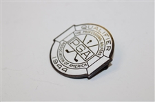 1944 PGA Championship at Manito G&CC Contestant Badge - Bob Hamilton Winner
