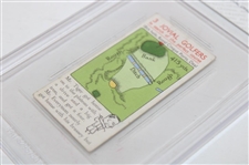 Two (2) 1934 Churchmans 3 Jovial Golfers Golf Cards BVG 