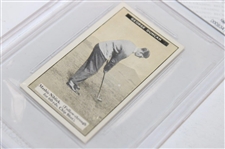 Four (4) 1925 Imperial Tobacco How To Play Golf Cards BVG