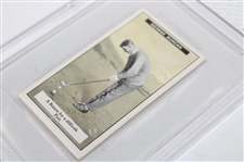 Four (4) 1925 Imperial Tobacco How To Play Golf Cards BVG