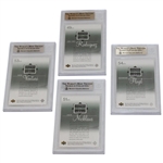 Four (4) 2002 SP Authentic Legends Of The Fairway Golf Cards BGS