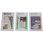 Three (3) Payne Stewart Pro-Set Golf Cards BVG