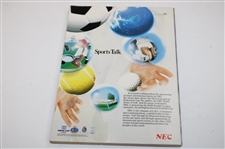 Dan Pohl Signed 1986 NEC World Series of Golf at Firestone CC Program JSA ALOA