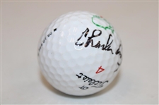 Charles Coody Signed Titleist Masters Logo 4 Golf Ball JSA ALOA
