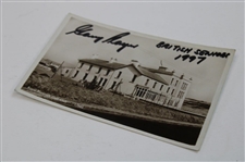 Gary Player Signed Royal Portrush Golf Club Post Card w/'British Seniors 1997' JSA ALOA