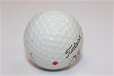 Jay Siegel Signed Titleist Tour Balata 90 Personal Used 4 Golf Ball JSA ALOA