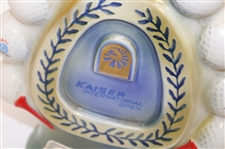 1971 Kaiser International Open Championship Jim Beam Porcelain Decanter
