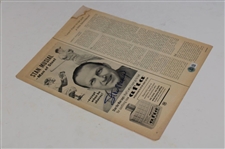 Stan Musial Signed Magazine Page BAS #BP64821