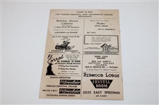 Don January & JC Snead Signed 1960 Tucson $22,500 Open at El Rio CC Program JSA ALOA