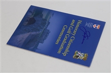 Jack Nicklaus Signed St Andrews Honorary Citizenship Award & Graduation Ceremonies Program JSA ALOA