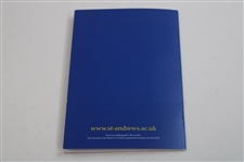 Jack Nicklaus Signed St Andrews Honorary Citizenship Award & Graduation Ceremonies Program JSA ALOA