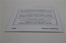 Jack Nicklaus Signed St Andrews Honorary Citizenship Award & Graduation Ceremonies Ticket JSA ALOA