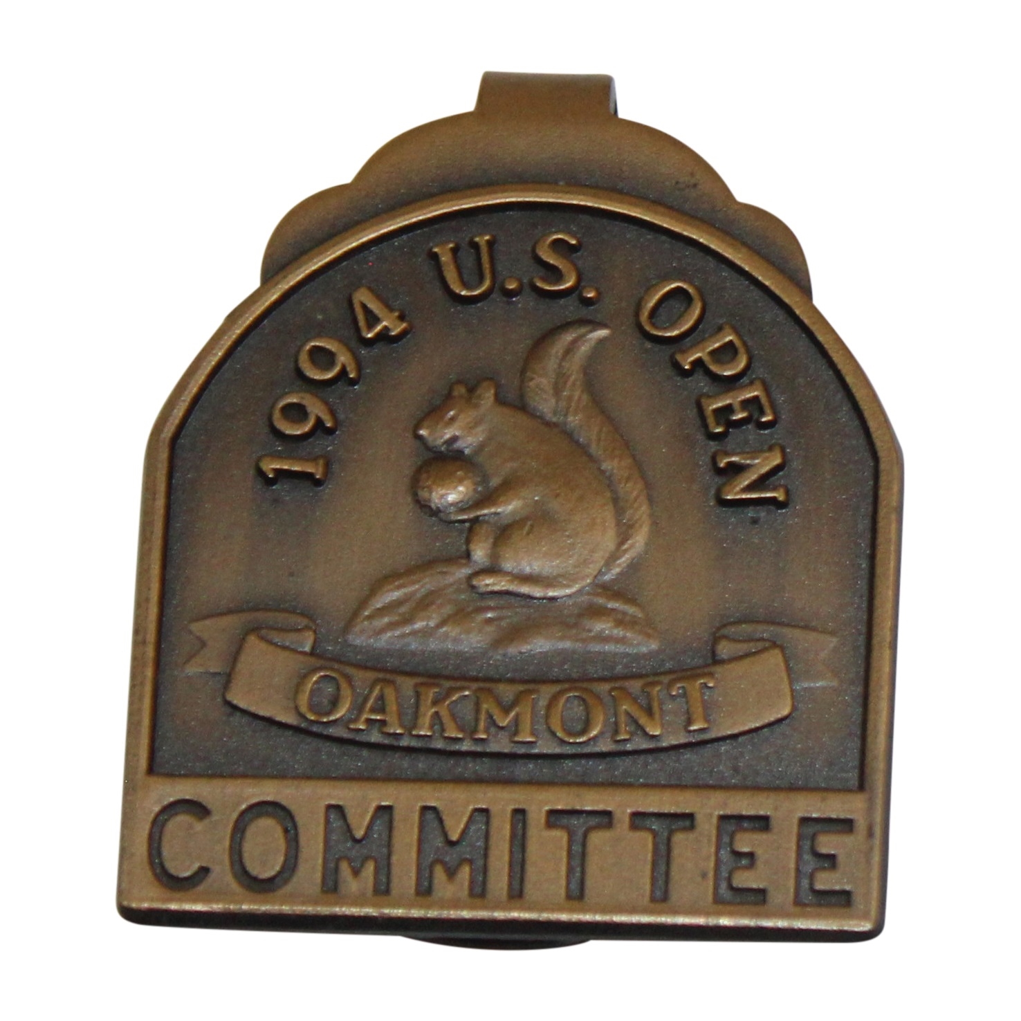 Lot Detail - 1994 US Open at Oakmont Country Club Committee Money Clip ...