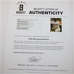 Willie Mays Signed 1992 Sports Illustrated Magazine - Fall BAS #AC89168