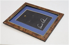 Arnold Palmer Signed Picture Frame Display with Umbrella Pin JSA ALOA