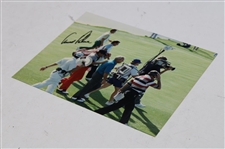 Arnold Palmer Signed Walking Down Fairway 8x10 Photo JSA ALOA