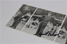 Arnold Palmer Signed 1958 Golf Illustrated Putting Progression Magazine Clipping JSA ALOA