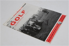 Arnold Palmer Signed 1969 Golf Illustrated Magazine - September JSA ALOA