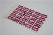 Jack Nicklaus Signed Babe Zaharias USA Stamp Sheet (25 Stamps) JSA ALOA
