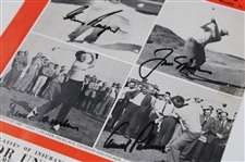 Big 3' Palmer, Nicklaus, Player & Thomson Signed 1963 Golf Illustrated - July Cover Only JSA ALOA