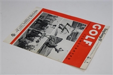 Big 3' Palmer, Nicklaus, Player & Thomson Signed 1963 Golf Illustrated - July Cover Only JSA ALOA