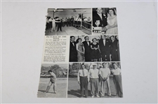 Gary Player Signed Golf Illustrated Article Page JSA ALOA