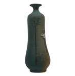 Early 1900's Weller Dickensware Female Golfer Vase