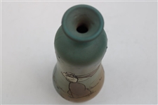 Early 1900's Weller Dickensware Female Golfer Vase