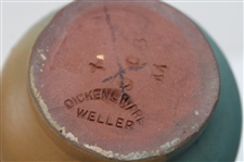 Early 1900's Weller Dickensware Female Golfer Vase