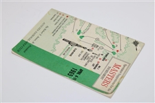 1965 Masters Tournament Spectator Guide - Jack Nicklaus Winner