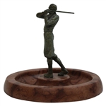 Vintage Post-Swing Golfer Ash Tray