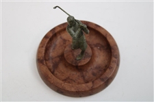 Vintage Post-Swing Golfer Ash Tray
