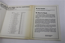 1960 PGA Championship at Firestone CC Official Program w/Pairing Sheets