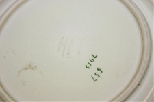Stymied Golfer w/Caddies & Opponents w/Golf Club & Castle Rimmed Foley Shelley Porcelain Plate