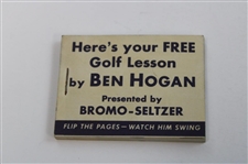 Ben Hogan's 'Smashing Drive' Magic Eye Movie Flip Book Presented by Bromo-Seltzer