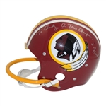 Joe Theisman Signed Washington Helmet w/'#7-NFL-MVP-1983' Inscr. & Personalized JSA ALOA