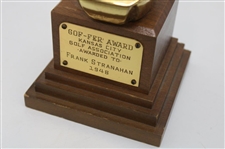 Frank Stranahan's 1948 Gof-Fer Amateur of the Year Trophy - K.C. Golf 1st Year Awarded