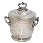 Frank Stranahan's 1950 Kansas City Open Low Amateur Sterling Plated Ice Bucket